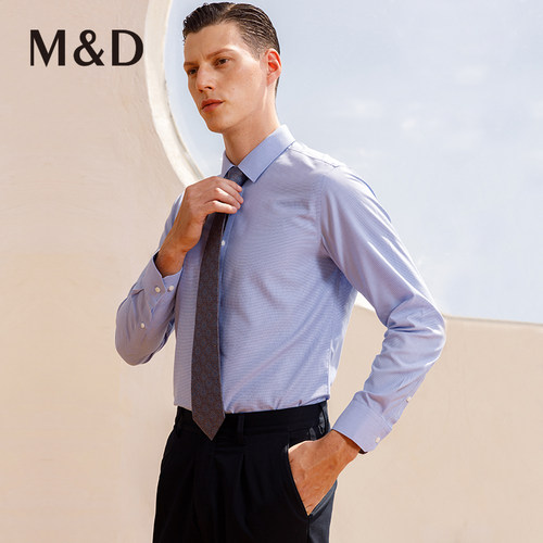 M＆D/名盾衬衫长袖DP免烫商务