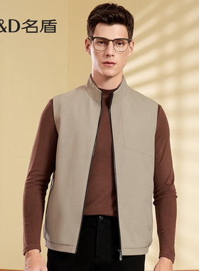 名盾背心外套商务男秋冬新品中青年无袖马甲2025秋冬新款TK DJ