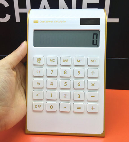 新款aq-460太阳能礼品文具计算器