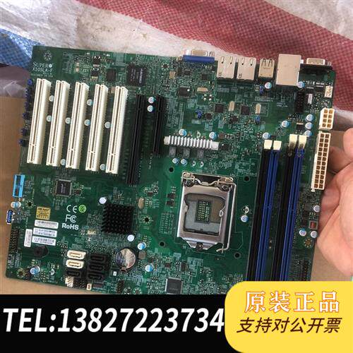 原装正品  超微型号:X10SLA-F服务器工控主板,1150针脚。  议价