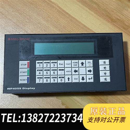 全新库存Mita-Teknik米塔 WP4059显示器操作面板 实物全新议价