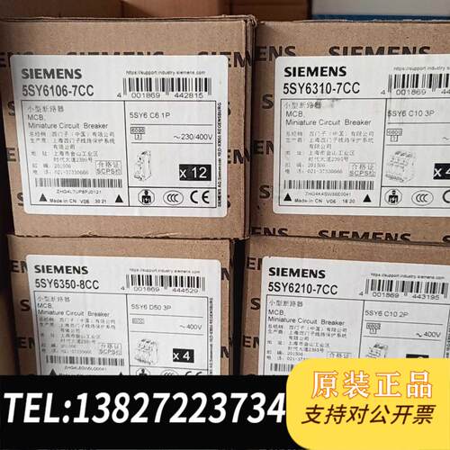全新原装小型断路器5SY6106-7FC5SY6D503需询价