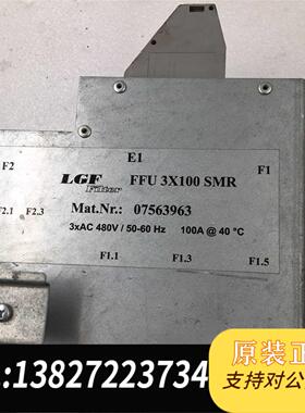 全新原装LGF FILTER FFU 3X100 SMR 07563需询价