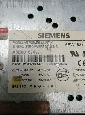全新库存工控机电源A5E00167497 6EW1881-8A全新议价