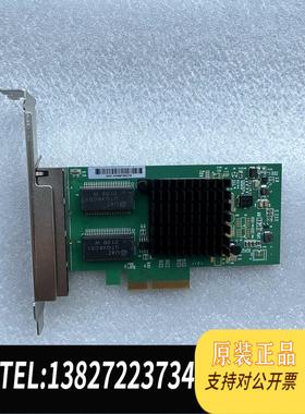 全新原装4口全千兆网卡PCIe1X转四口服务器网口EXSI汇聚unraid软