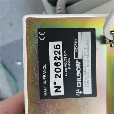全新库存GILSON (吉尔森)keypad不知道什么控制器不懂全新议价