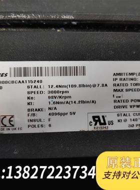 全新库存CT伺服电机115U2D300CBCAA115240全新议价
