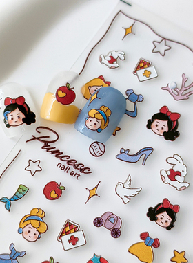 TENSOR新工艺5D薄韧立体美甲贴背胶指甲贴饰品DP-330