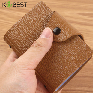 康百多卡位小巧名片册男女时尚卡包20张会员卡银行信用卡套驾驶证