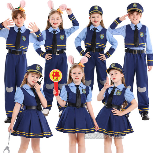 朱迪警官服装兔子警察疯狂动物城