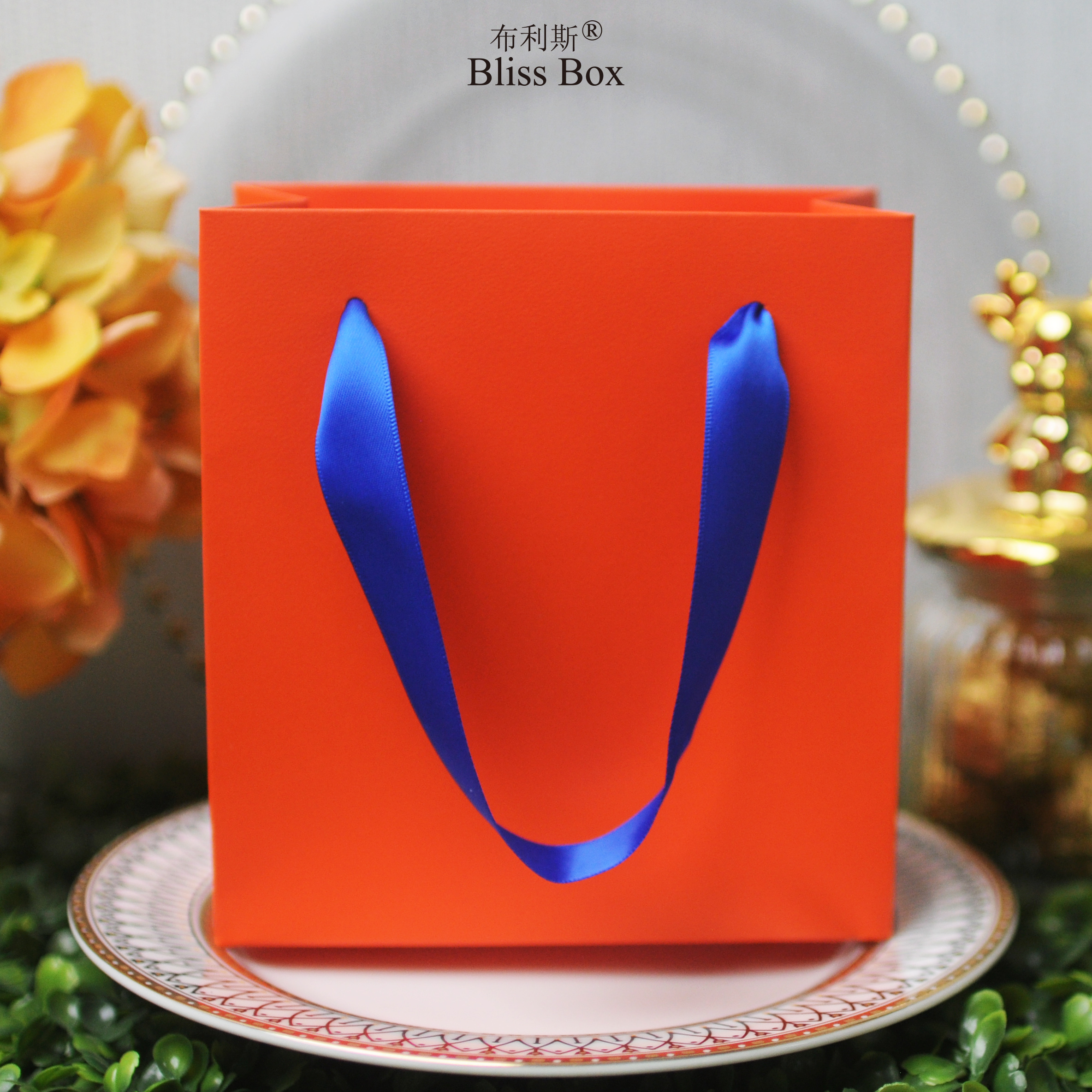 高档手提纸袋回礼手袋定制logo