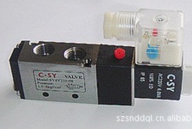 C.SY申一电磁阀SY4V210-08二位五通UNI-D气动开关AC220V换向DC24V