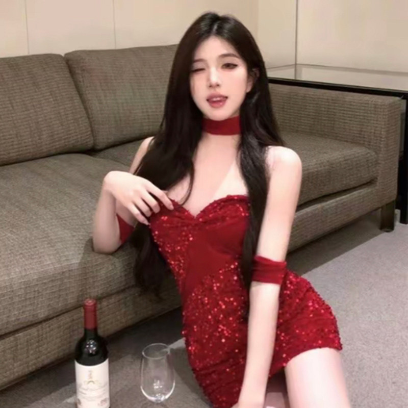 圣诞节兔女郎套装演出服女装图片
