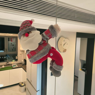 圣诞节装饰品圣诞老人吊灯挂饰氛围场景布置挂件家用摆件道具礼物