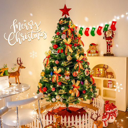 圣诞树客厅2025新款家用摆件圣诞节装饰品diy套餐仿真装扮用品