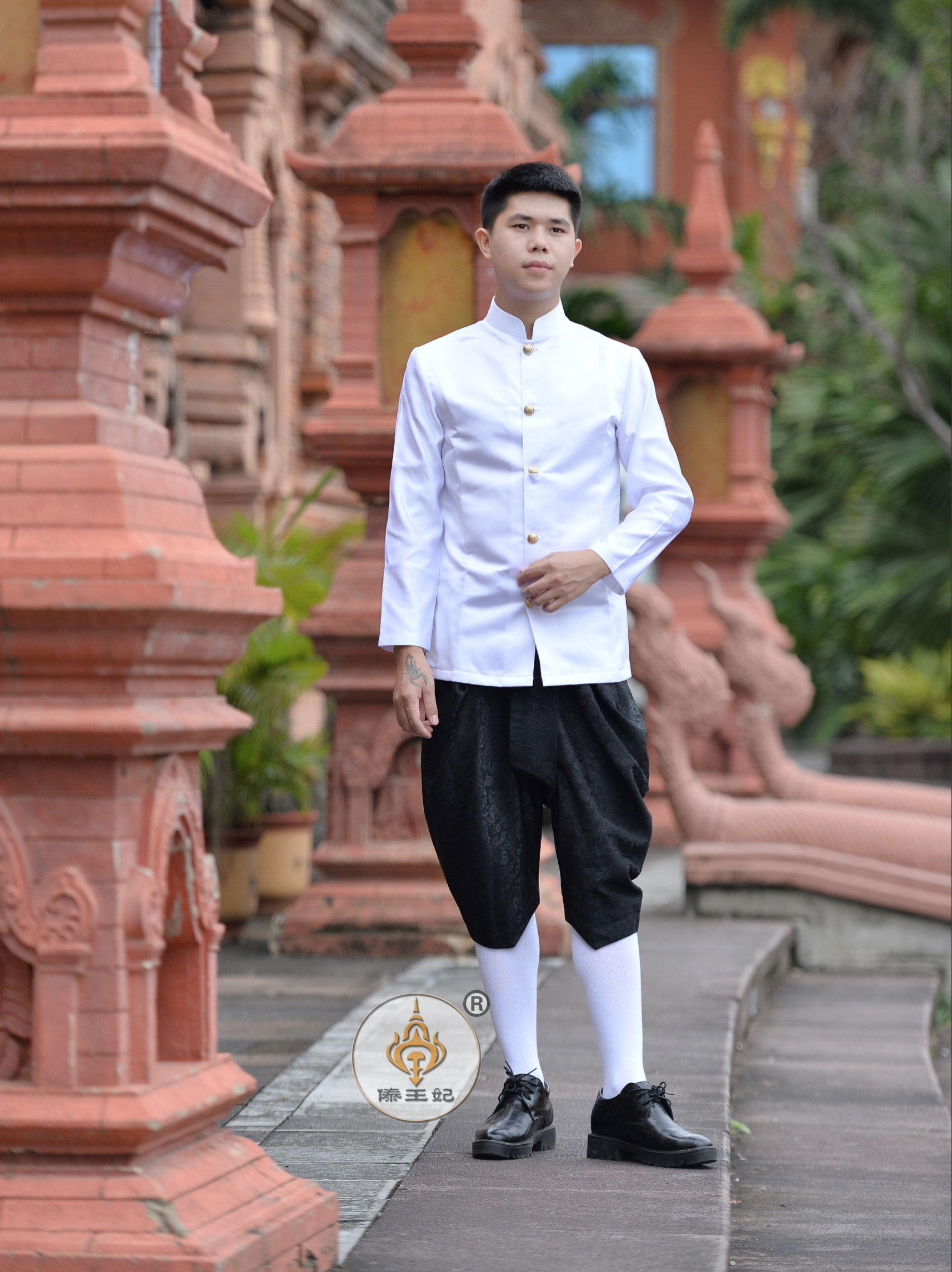 DAI PRINCESS COSTUME THAI COSTUME MENS SIMPLE THAI EVENT RESTAURANT WORKWEAR WELCOME SAMURAI AUTUMN AND WINTER LONG SLEEVES