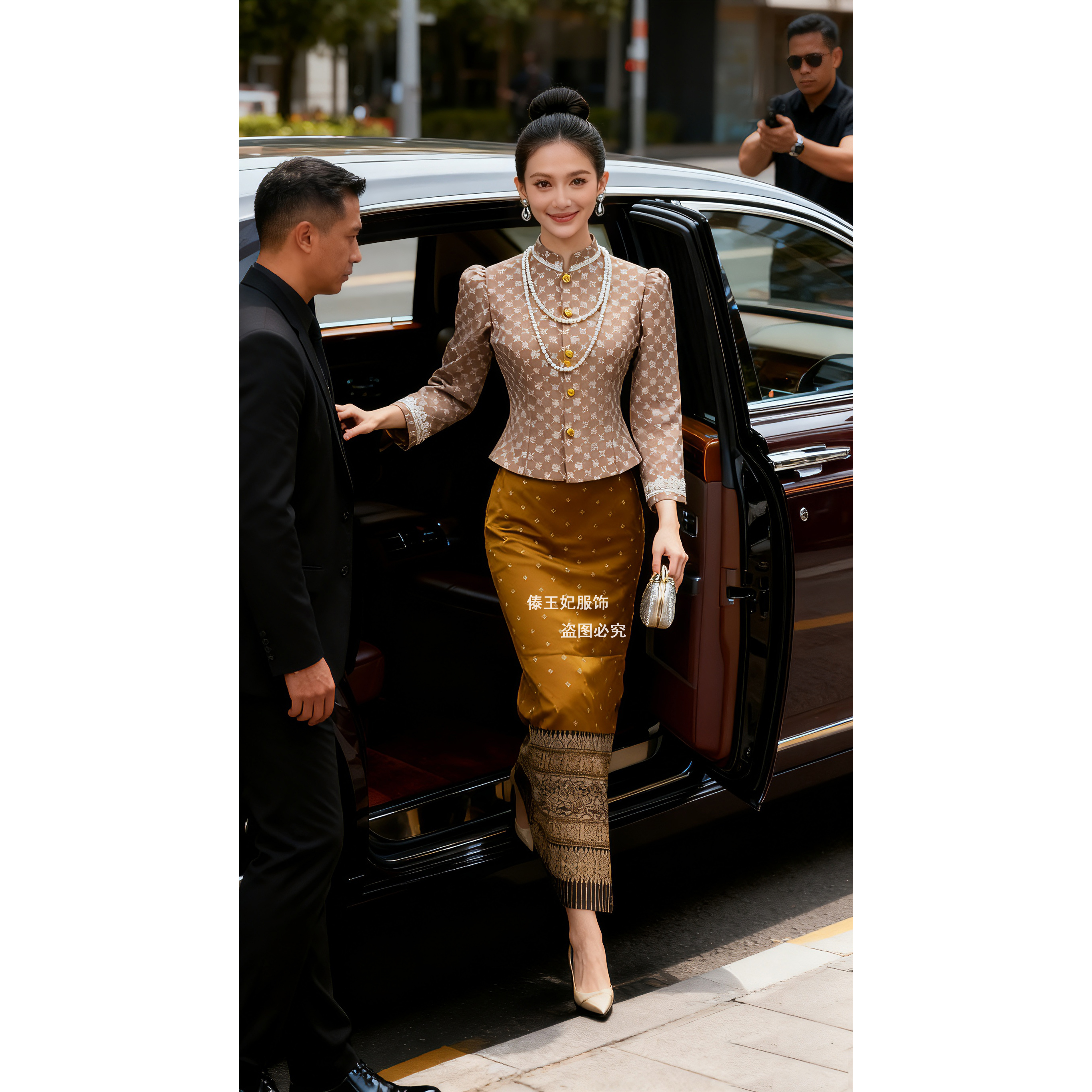 泰国高端总裁高管制服女套装