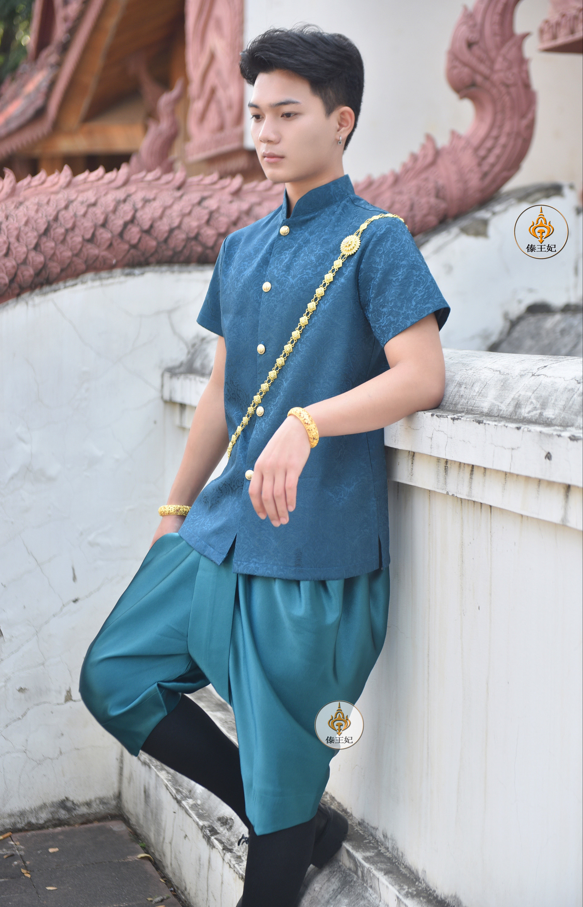 傣王妃休闲男装简约泰国
