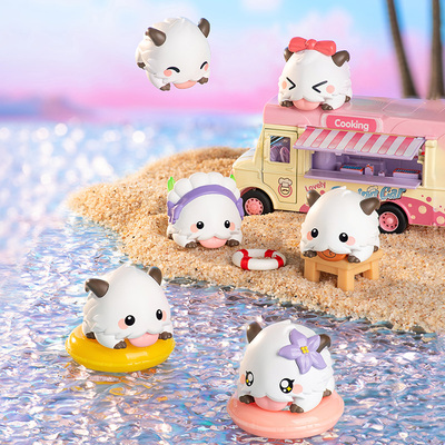 金铲铲之战泳池派对系列手办盲盒