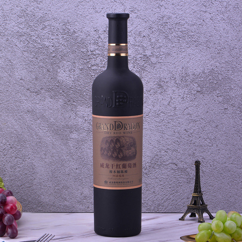 威龙96赤霞珠干红葡萄酒窖藏陈酿红酒750ml单支瓶装 送开瓶器
