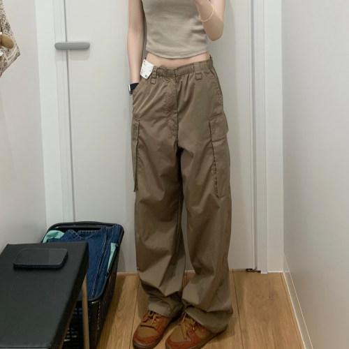 原单品质26春夏款合作款男装女装宽腿工装裤休闲裤户外机能482883