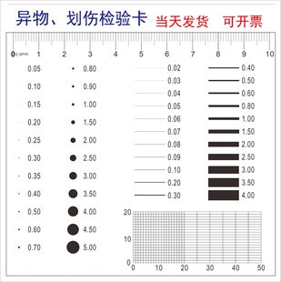 点规 量规 点线规 菲林标准对比片 标准检验规刮痕 点线规J-8