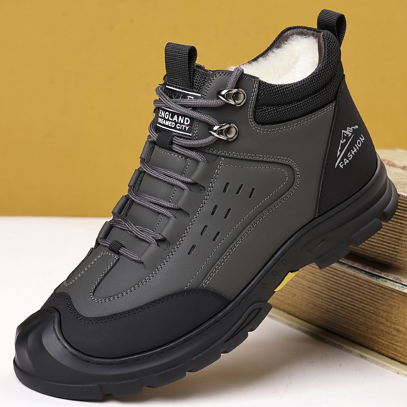 2025冬季奥伦男冬季防滑耐磨登山靴男士运动鞋越野徒步鞋男鞋