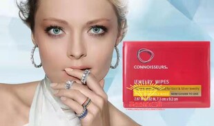 CONNOISSEURS 原装美国进口正品 首饰光洁棉纸巾 搽银布/K金/宝石