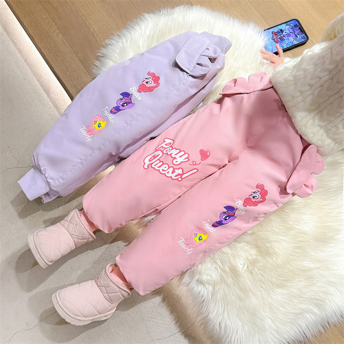 女童羽绒裤白鸭绒裤子休闲裤保暖