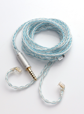 耳机升级线铜镀银0.78 2pin适用于QDC KZ NA2 NM2+ 变色龙4.4平衡