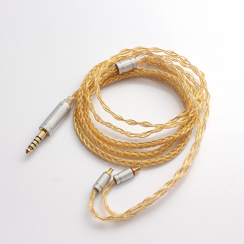 A2DC7N耳机升级线八股单晶铜镀银