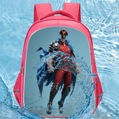 新款 F206 动画人物幼儿园小学轻便大容量防水防污儿童双肩包开学季