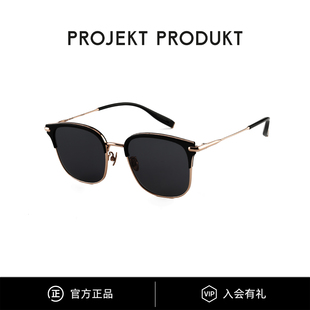 PROJEKT PRODUKT墨镜韩国潮牌复古方框金属开车遮阳太阳镜 AU-7