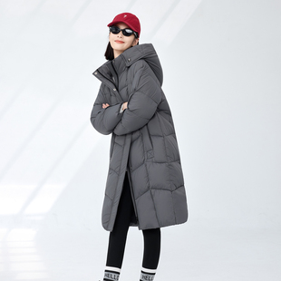 翻新定做女士长款羽绒服半成品来料加工定制纸板样专业电脑制版