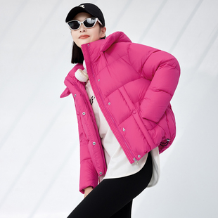 翻新定做女士短款羽绒服半成品来料加工定制纸板样专业电脑制版