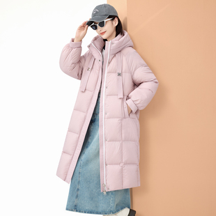 翻新定做女士中长款羽绒服半成品来料加工定制纸板样专业电脑制版