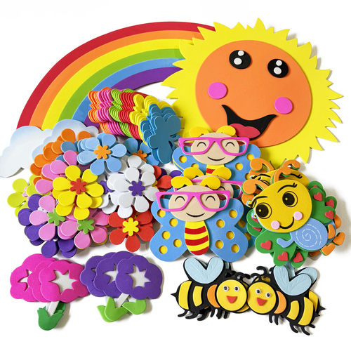 幼儿园教室装饰材料泡沫海绵墙贴