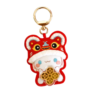 新年赚赚虎刺绣手工diy材料包情侣惊喜礼物平安符挂件钥匙扣车挂