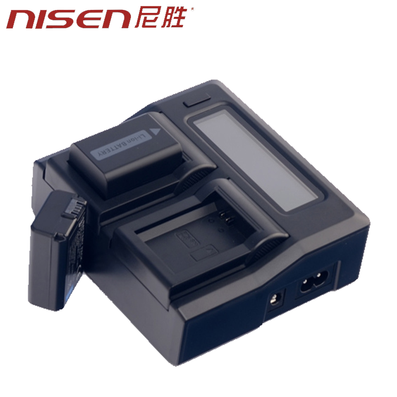 尼胜LCD双充电器BP-745佳能摄像机充电器HF R86 R806 R506 R606 R66 M52 R38 R306 BP-709 BP-718 RP-727配件