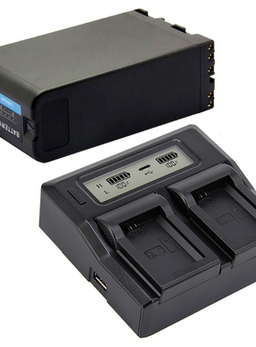 适用 摄像机双充双座充电器电池索尼PMW-EX1R EX3 F3K EX280 BP-U60 U90 U30 U65 U95 EX260 FS5 FS7 X280