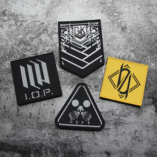 404小队反光徽章少女前线士气章魔术贴激光雕刻格里芬臂章动漫章