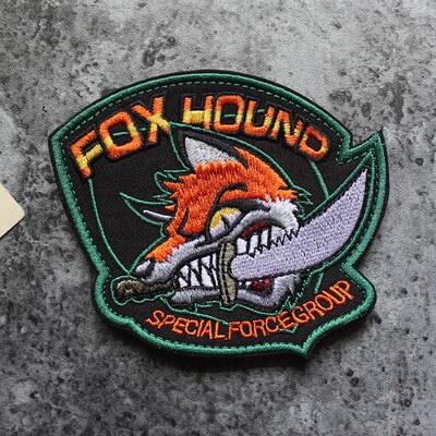mgs狐狸猎犬疯狂hound魔术贴章
