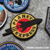 planet express飞出个未来刺绣魔术贴臂章军迷包贴士气章Futurama