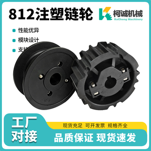 主动轮从动轮19/21/23/25齿 尼龙链轮 812不锈钢链轮配套注塑链轮