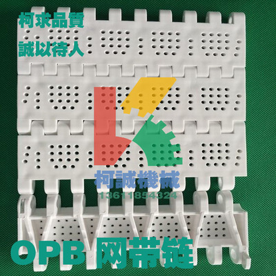 输送带网带柯诚PP塑料网链圆孔带