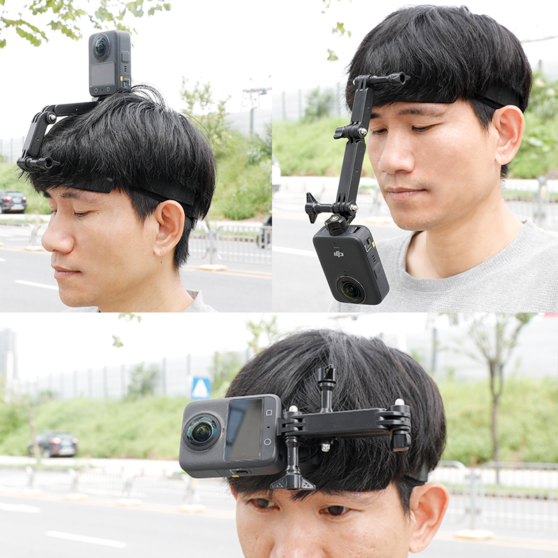 头戴支架适用大疆dji osmo360全景相机第一人称双手适配全景直播拍摄支架头带式支架配件