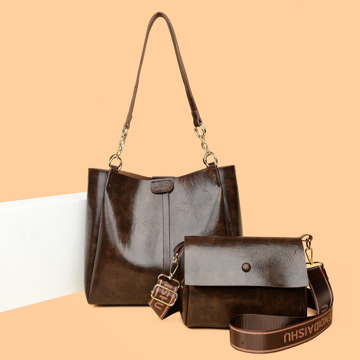 【长33厚16高27】新款休闲百搭简约潮流单肩包3043