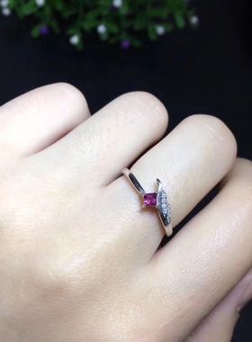 925纯银活口戒指空托主石祖母绿