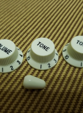 ST芬达电吉他电位器复古白薄荷绿奶黄色 帽子cts规格 24牙