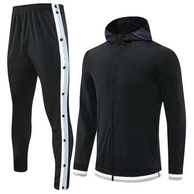 来图定制印号印字侧拉链搭配扣裤